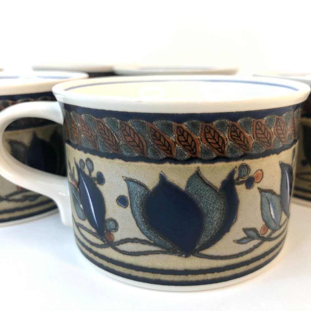 Rare Mikasa Intaglio Arabella CAC01 Stoneware Flat Cup/Tea Cup/Mug Choose Qty.